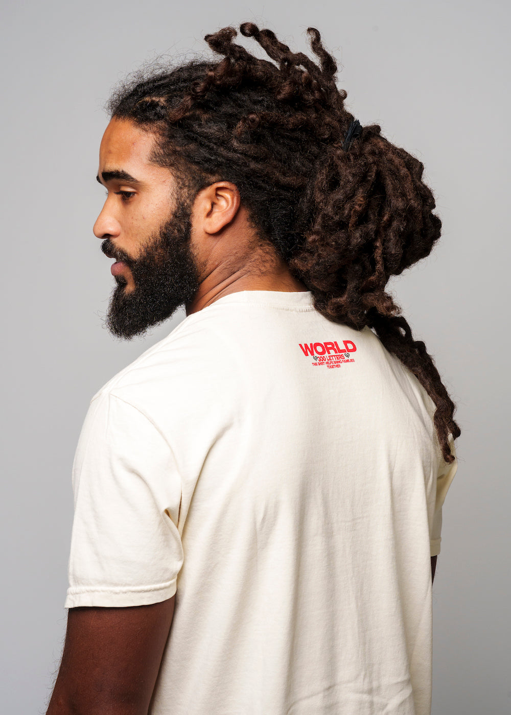 "World is Yours" Cream Tee