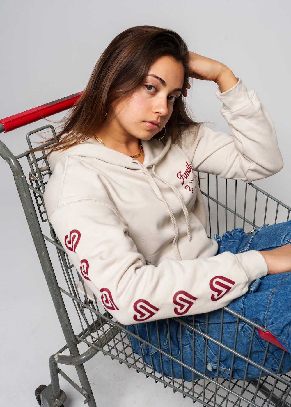 F.O.E Cropped Hoodie