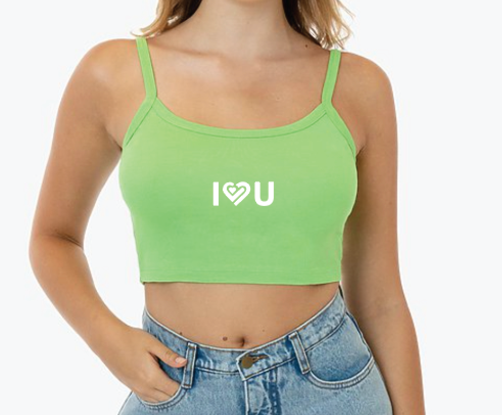 "I <3 U" Crop